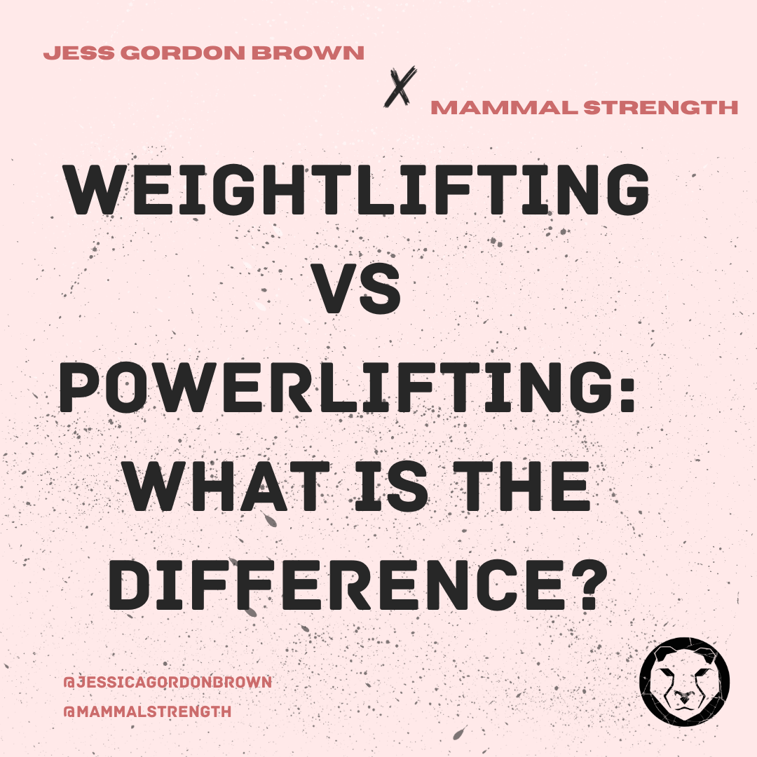 Weightlifting vs Powerlifting:  What is the difference? - Mammal Strength
