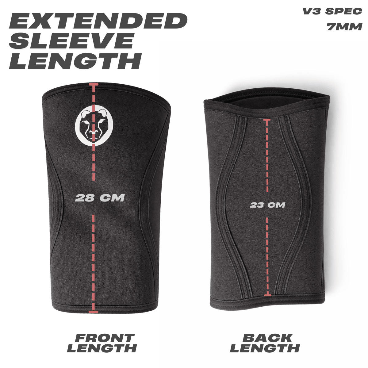 Mammal V3 7mm Knee Sleeves - Mammal Strength