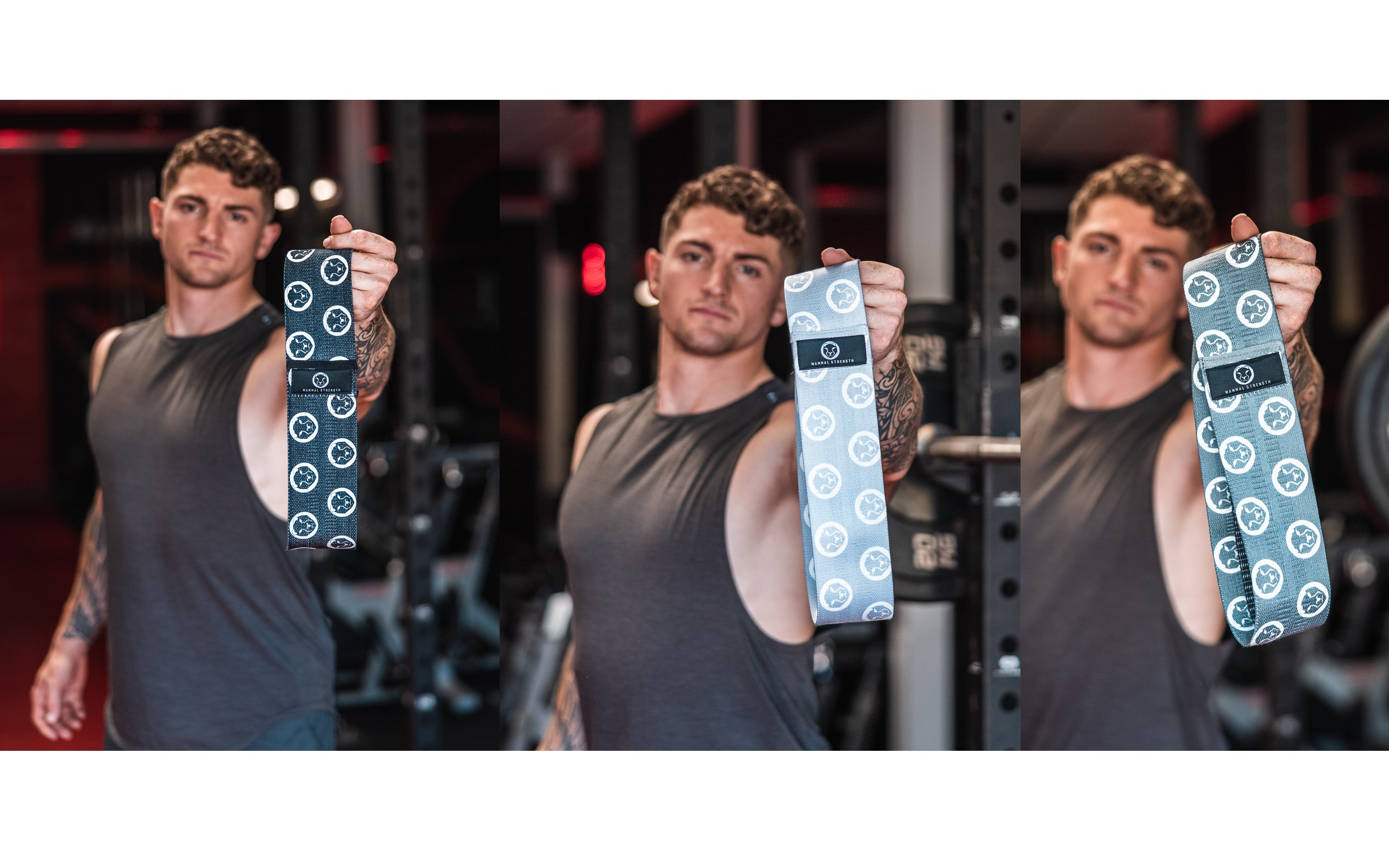 versatile 3-piece Mammal Muscle Activation Bands set by Mammal Strength for enhanced workout resistance