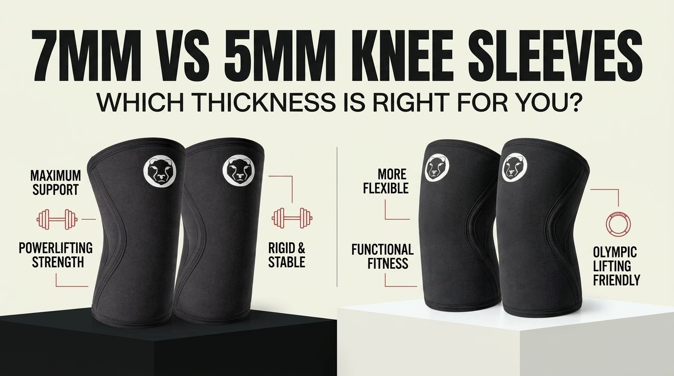 7mm vs 5mm Knee Sleeves - Which Thickness Is Right for You? - Mammal Strength 