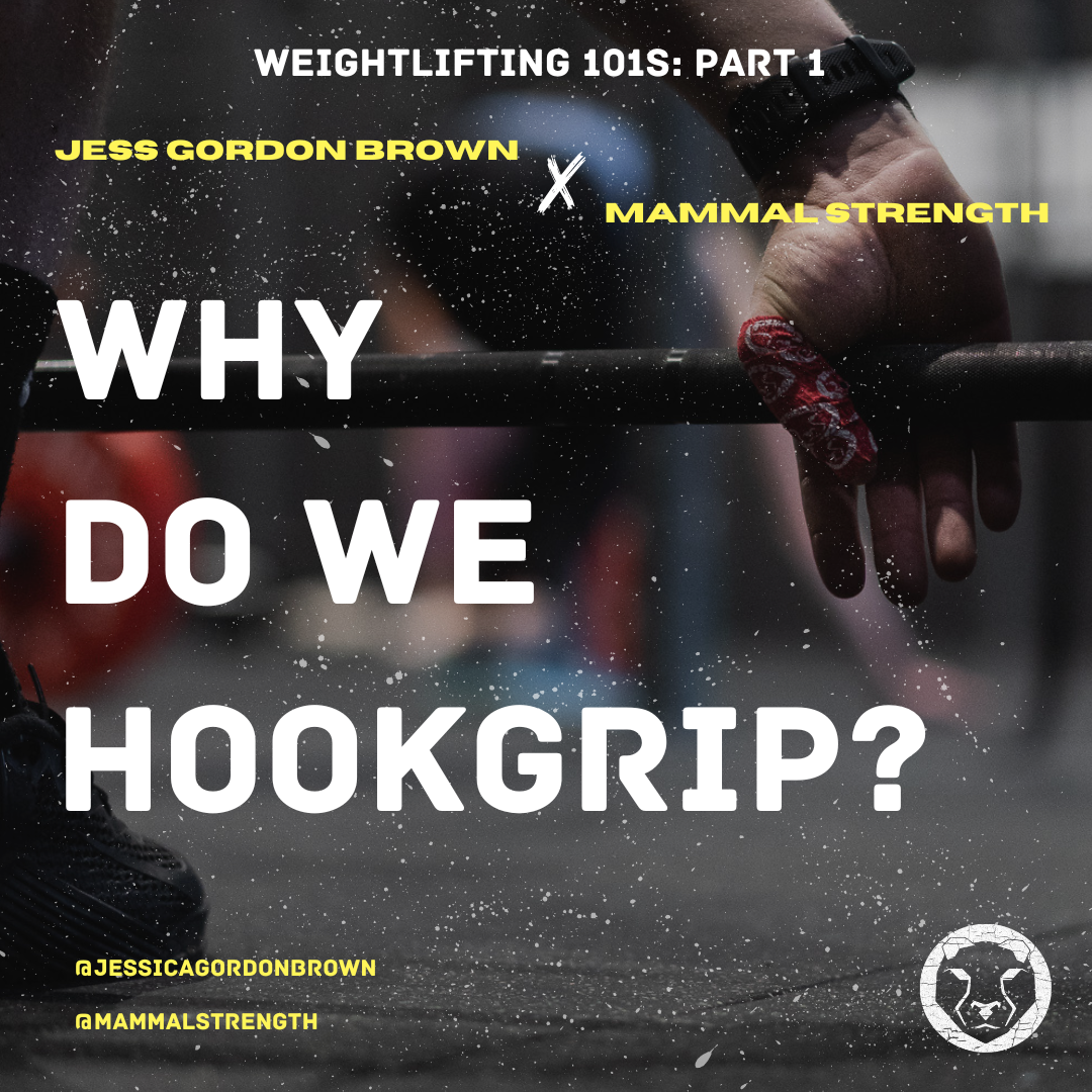 WEIGHTLIFTING 101's: Why do we hookgrip? - Mammal Strength