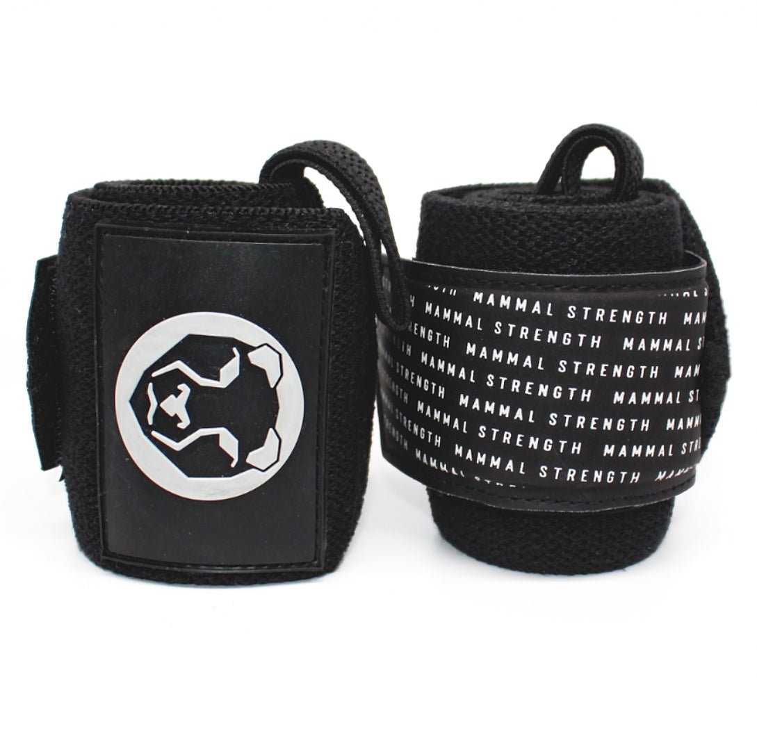 Mammal Strength Heavy Duty Wrist Wraps for bench press, overhead pressing and CrossFit wrist support