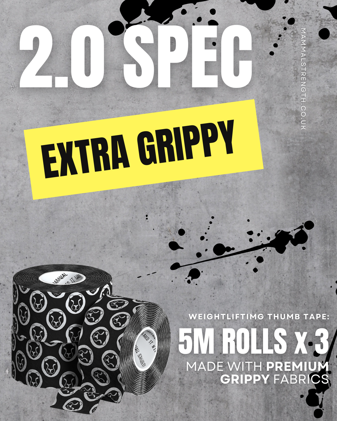 Mammal Tape - 5-Metre - Spec 2.0 (3 pack)