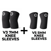 V3 sleeve bundle with 7mm knee sleeves and 5mm knee sleeves for CrossFit – Mammal Strength