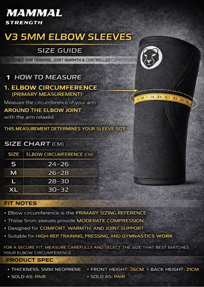 Mammal V3 5mm Elbow Sleeves