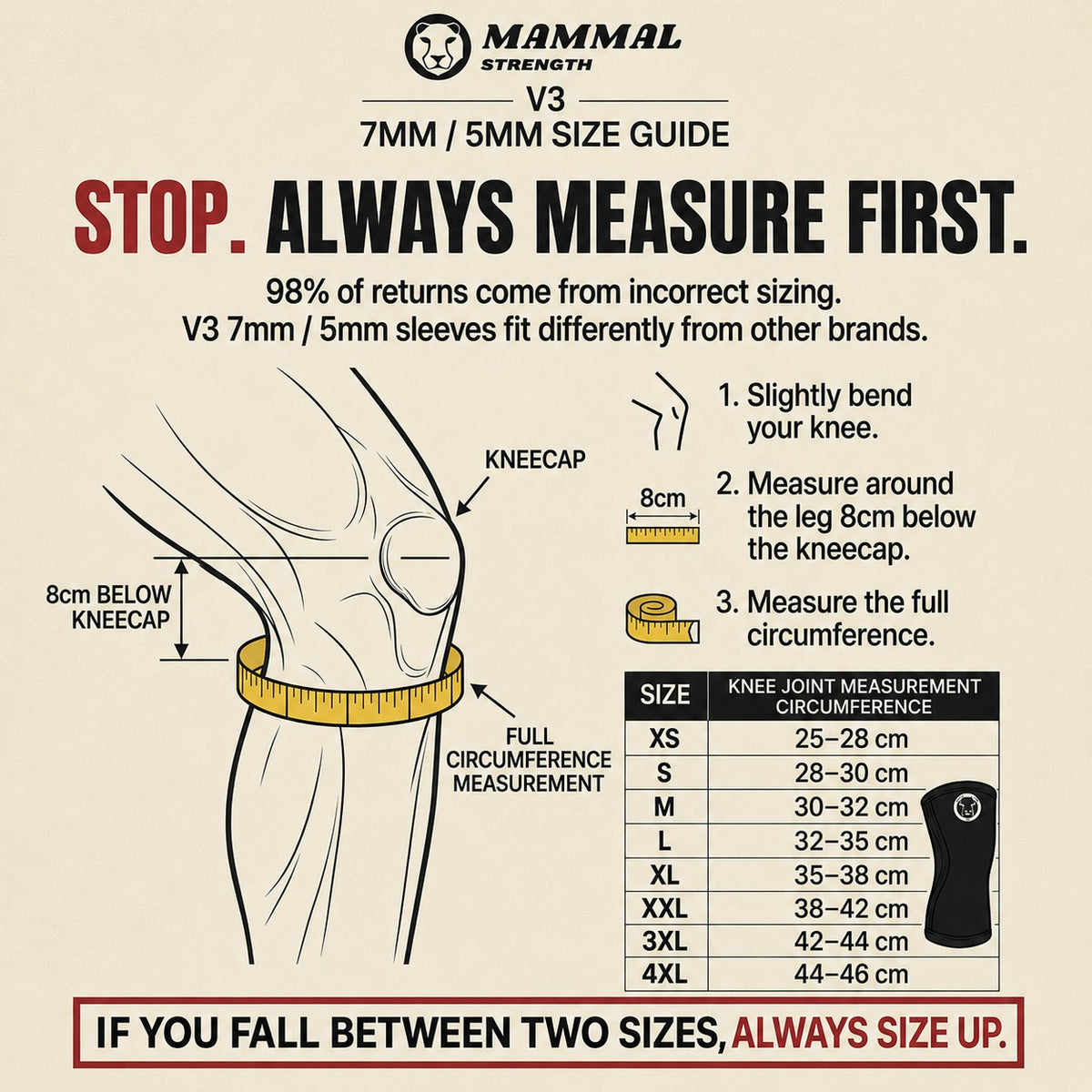Mammal V3 5mm Knee Sleeves