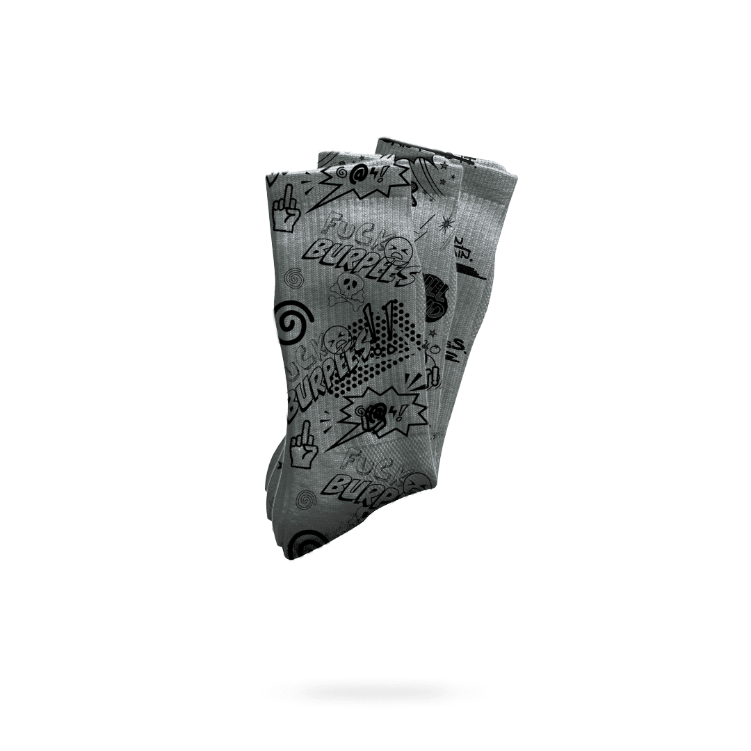 Cross-training socks bundle black on grey for CrossFit and gym – Mammal Strength