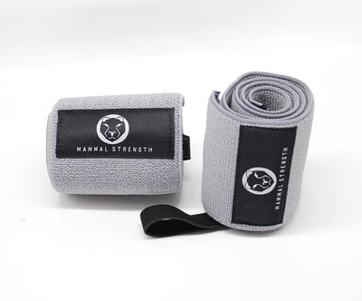 Wrist Wraps Heavy Duty (grey) - Mammal Strength