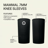 Mammal V3 7mm Straight Cuff Knee Sleeves - Mammal Strength