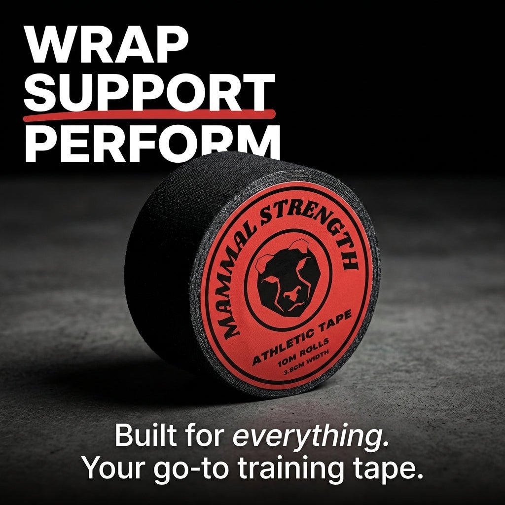 Mammal Athletic Sports Tape, second campaign graphic for gym and sport use