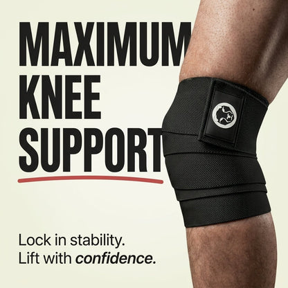 Weightlifting knee wraps for powerlifting squats and maximum joint compression – Mammal Strength