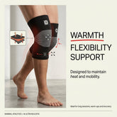 Mammal Thermal Knee Sleeves, performance and warmth graphic