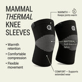Mammal Thermal Knee Sleeves, editorial product shot