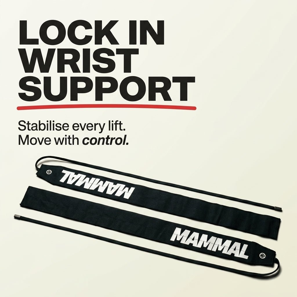Mammal Lightweight Tie Wrist Wraps - Mammal Strength