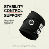 Mammal Tie Wrist Wraps, lifestyle training graphic