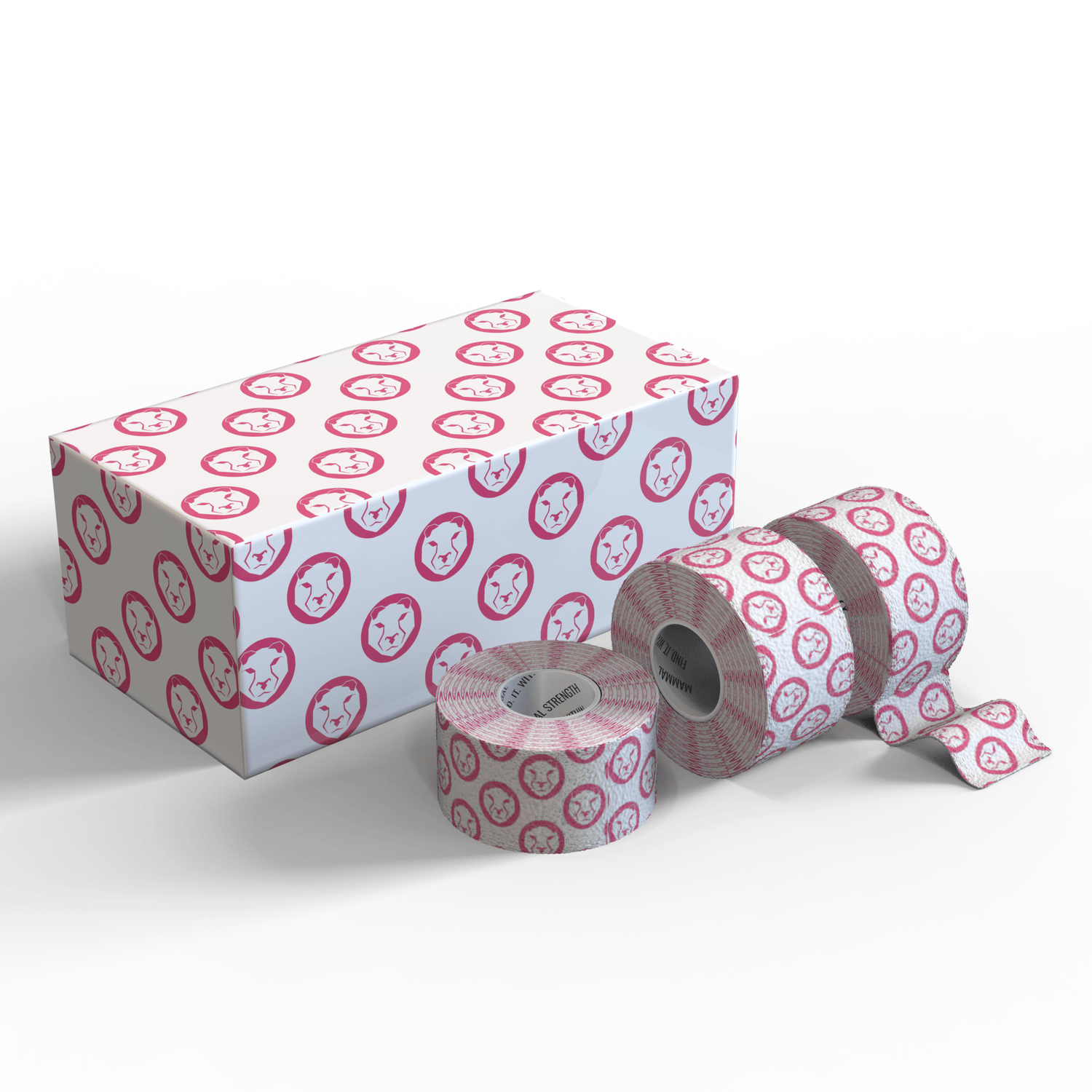 Mammal Tape - 7 - Metre - Spec 3.0 - White/Pink - per roll (wholesale) *PRE - ORDER ONLY* - Mammal Strength