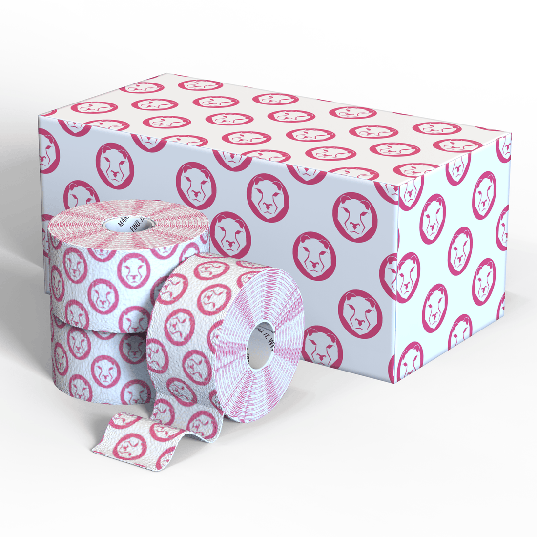 Mammal Tape - 7 - Metre - Spec 3.0 - White/Pink - per roll (wholesale) *PRE - ORDER ONLY* - Mammal Strength
