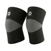 Mammal Thermal Endurance Knee Sleeves, black and grey pair, main product shot