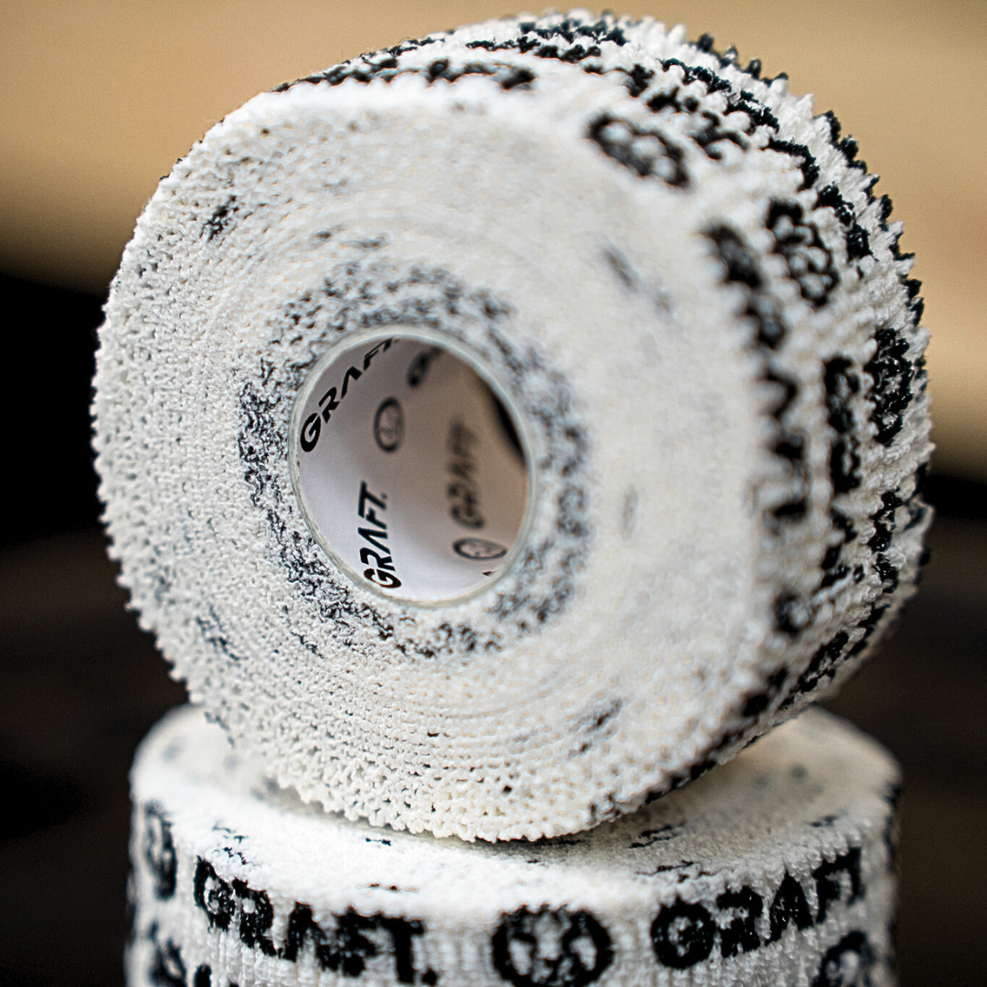 Secure your grip with Mammal x GRAFT Thumb &amp; Weightlifting Tape - 9m rolls in a convenient 4-pack