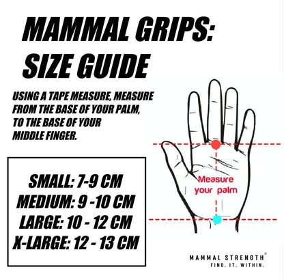 Mammal Grips (WIDE) - Gymnastic Hand Grips - Mammal Strength 