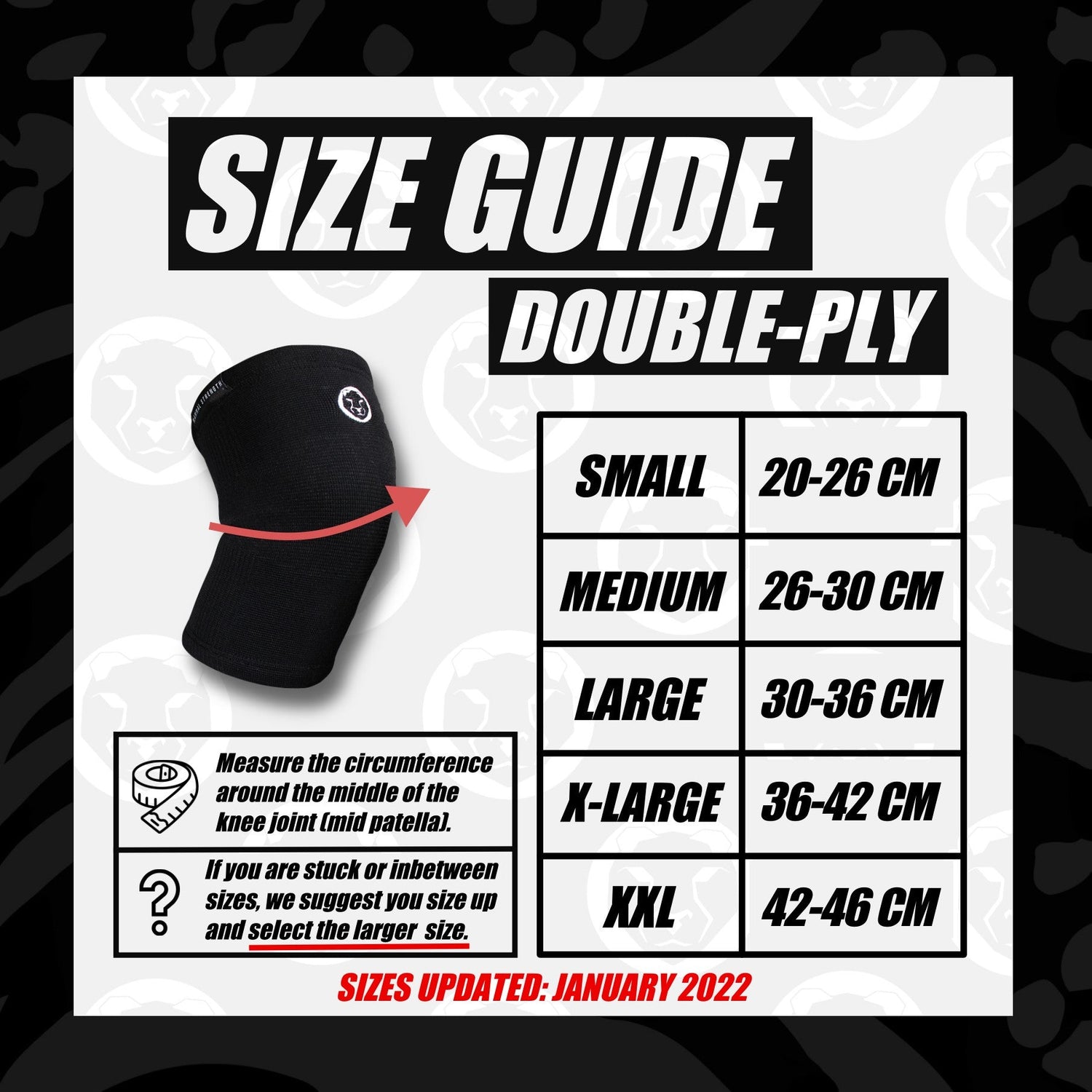 Mammal Strength Double - Ply Knee Sleeves (PAIR) - Mammal Strength
