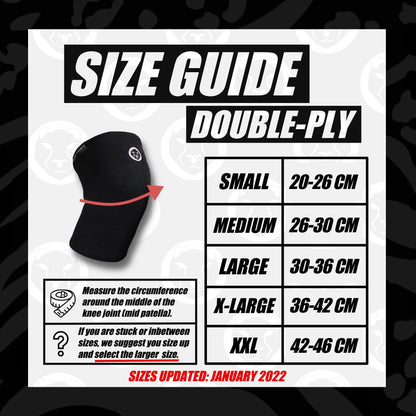 Mammal Strength Double - Ply Knee Sleeves (PAIR) - Mammal Strength