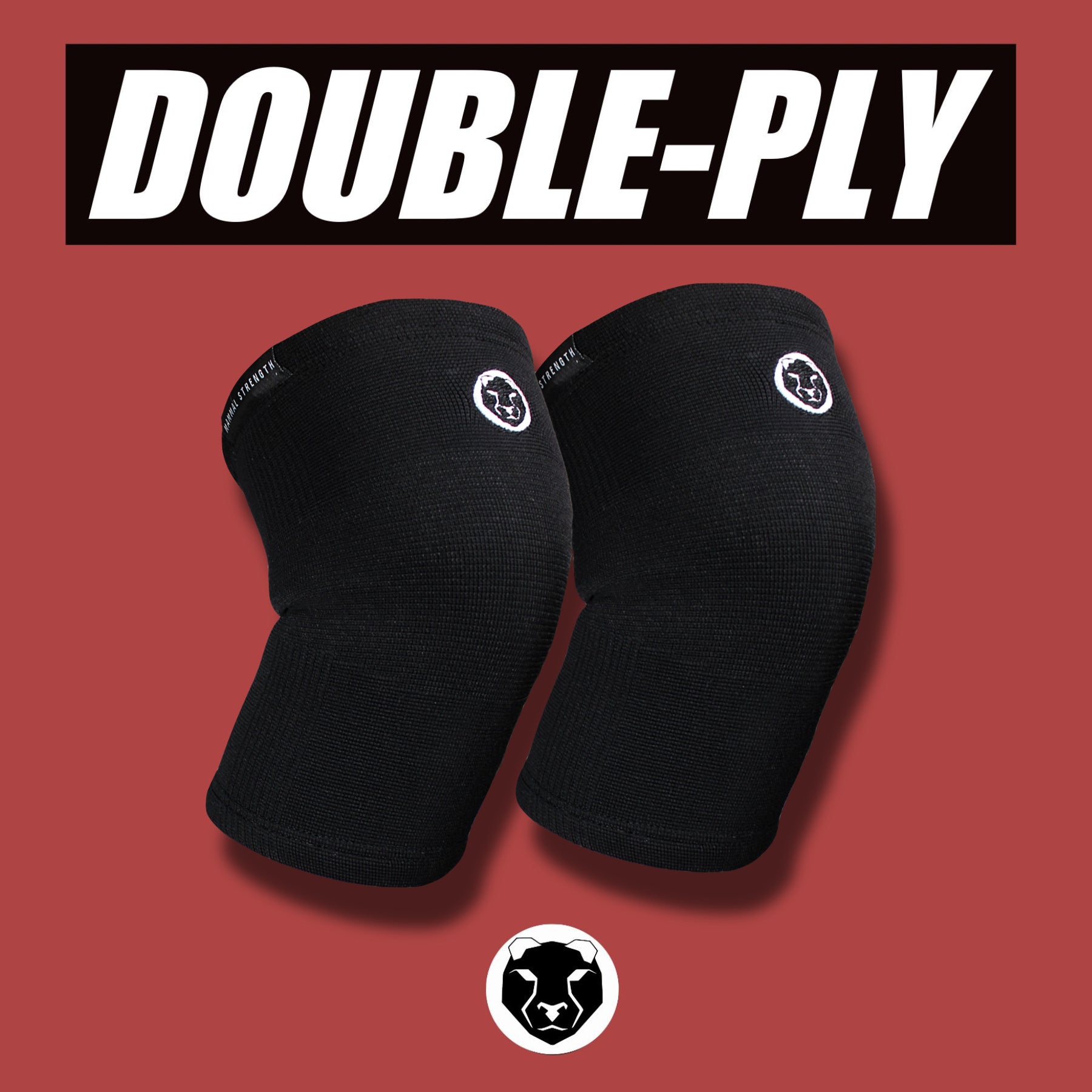 Mammal Strength Double - Ply Knee Sleeves (PAIR) - Mammal Strength