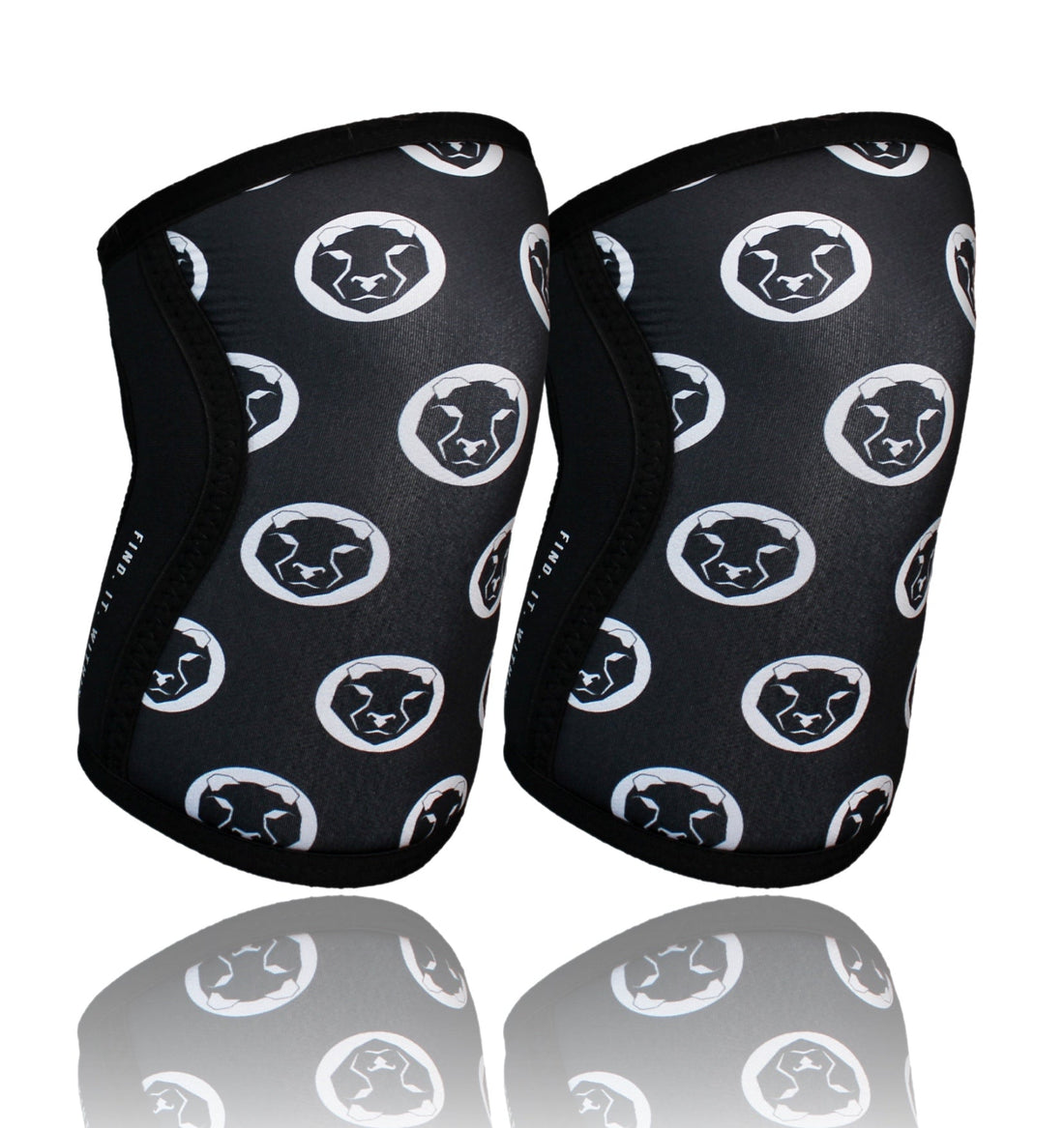 Exclusive Mammal Print V2 Knee Sleeves - 7mm Neoprene for elite knee support in limited edition design